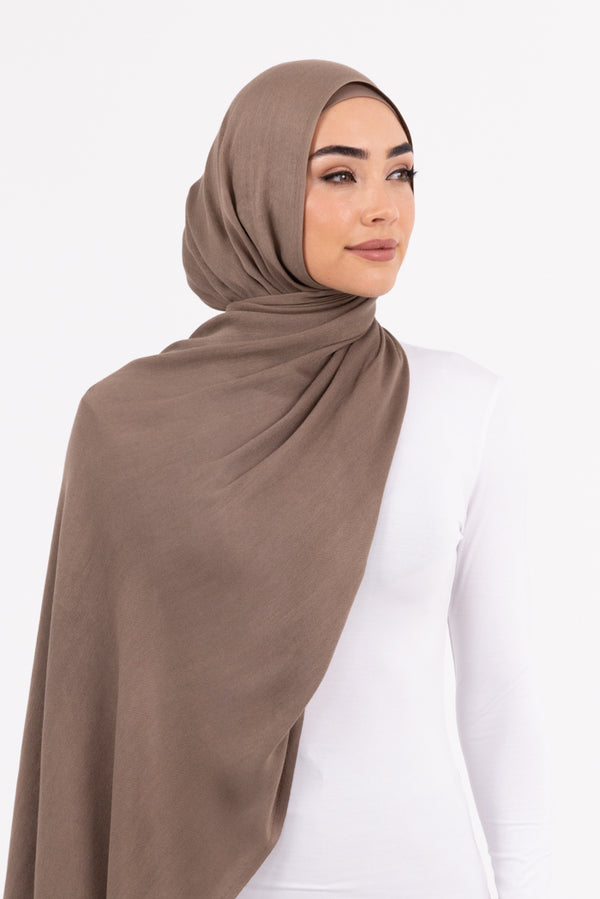 Premium Viscose Hijab - Fossil