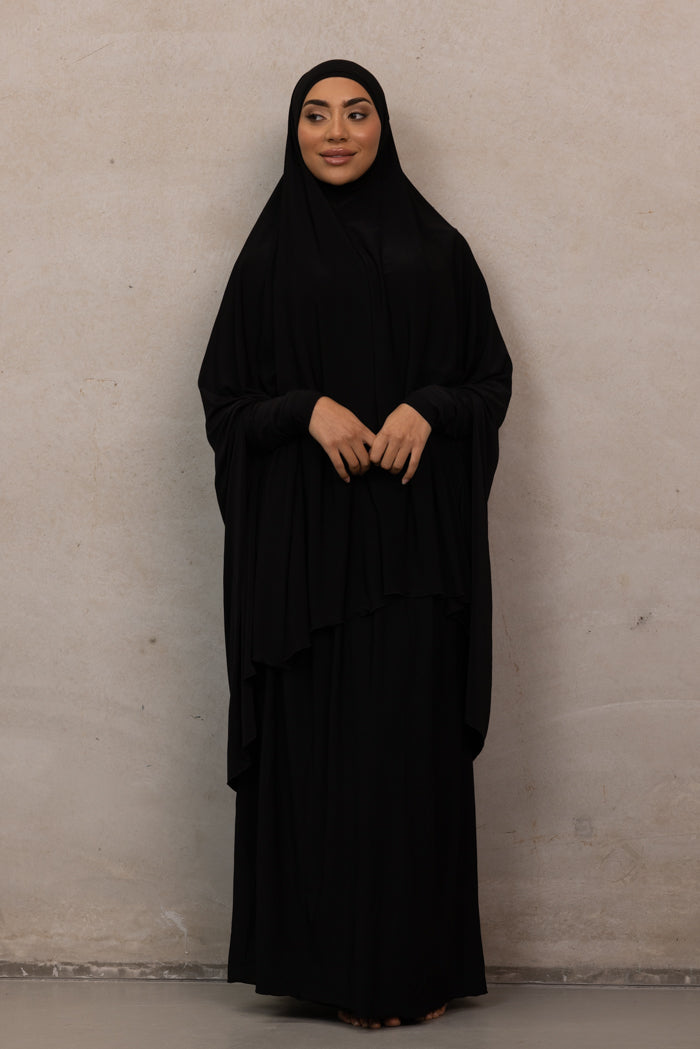 Jilbab Prayer Set - Black