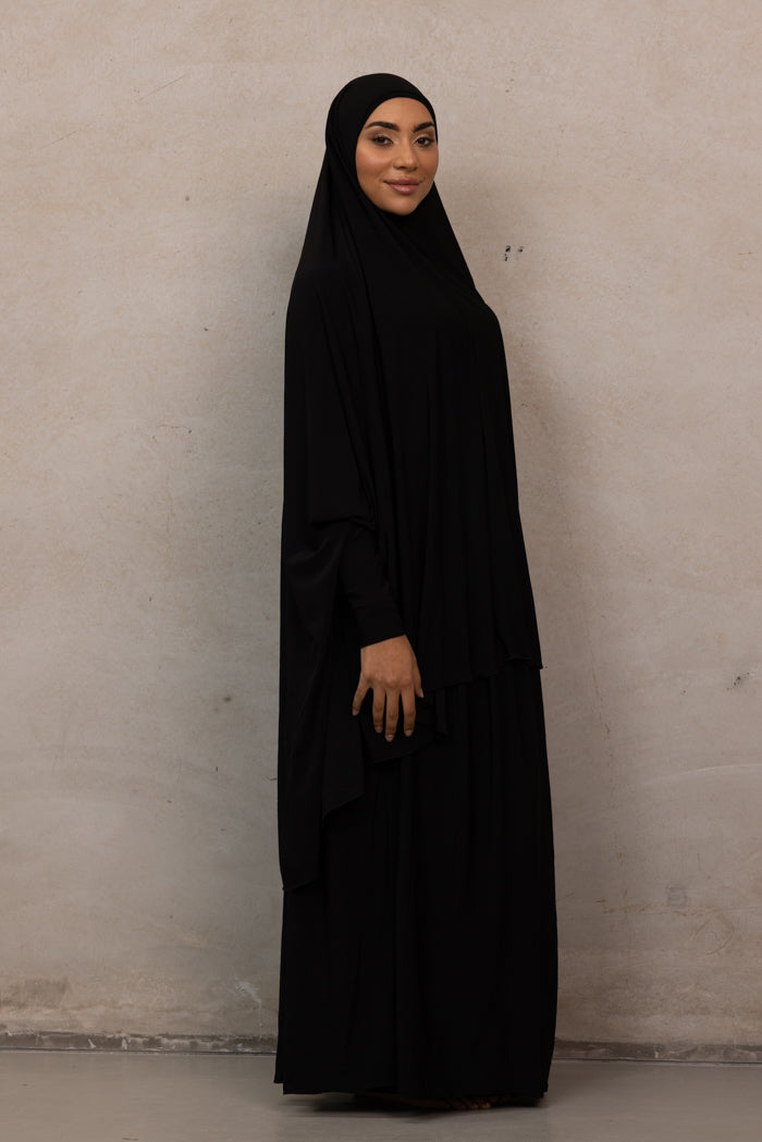 Jilbab Prayer Set - Black