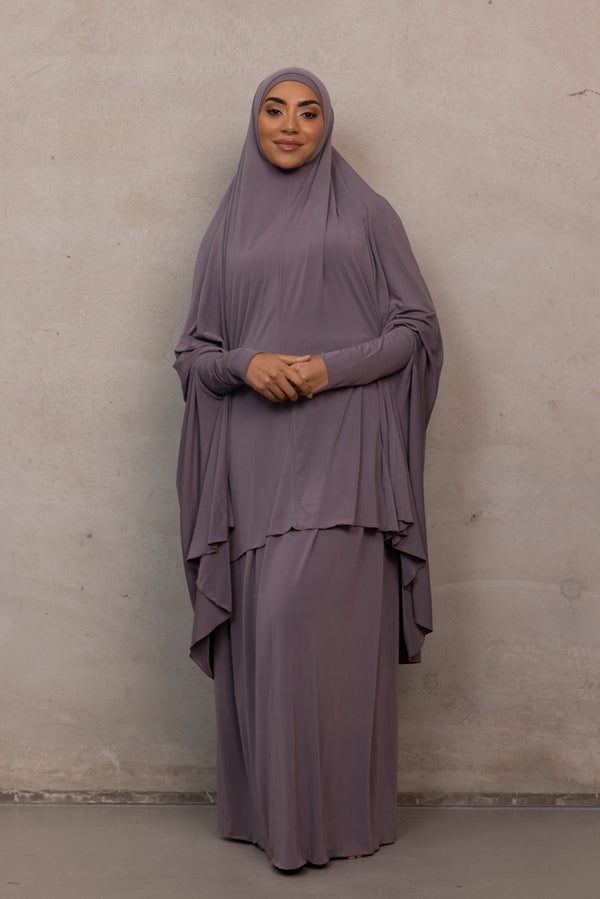 Jilbab Prayer Set - Lavender