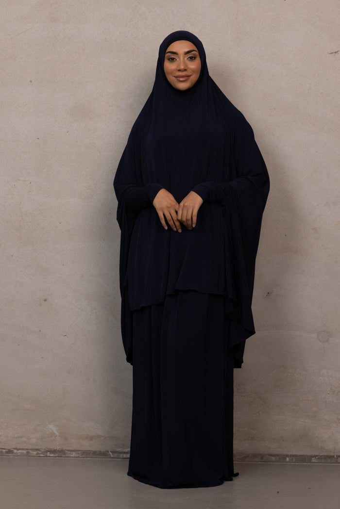 Jilbab Prayer Set - Navy