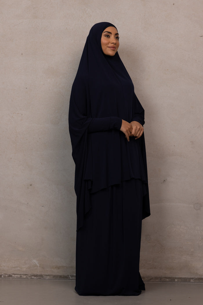 Jilbab Prayer Set - Navy