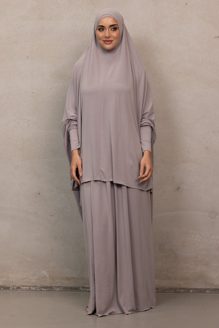 Jilbab Prayer Set - Purple Dove