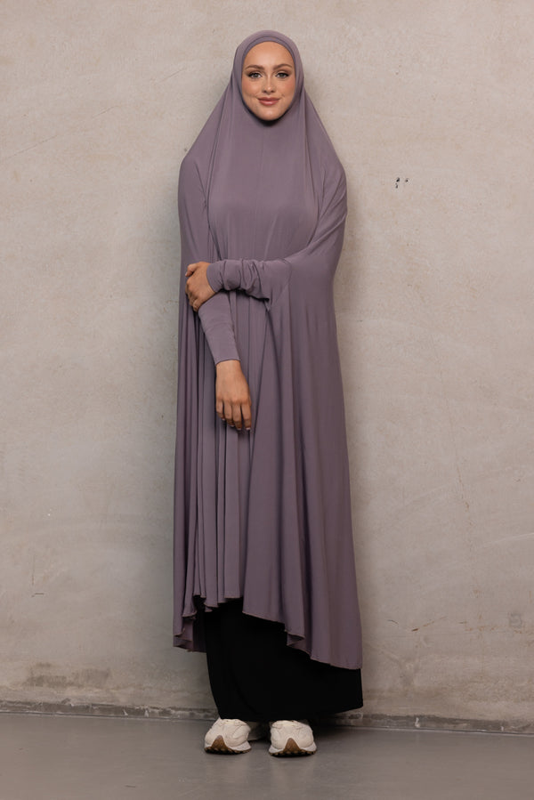 Women's XL Sleeved Jilbab - Lavender