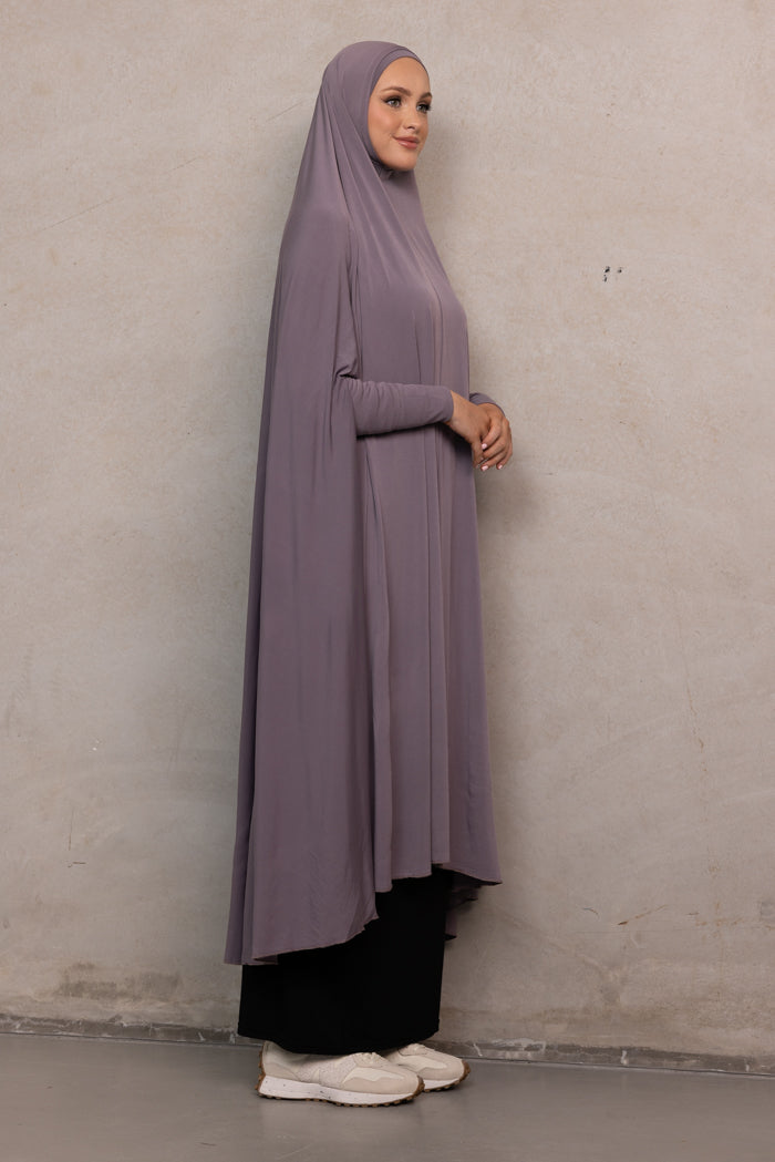 Women's XL Sleeved Jilbab - Lavender