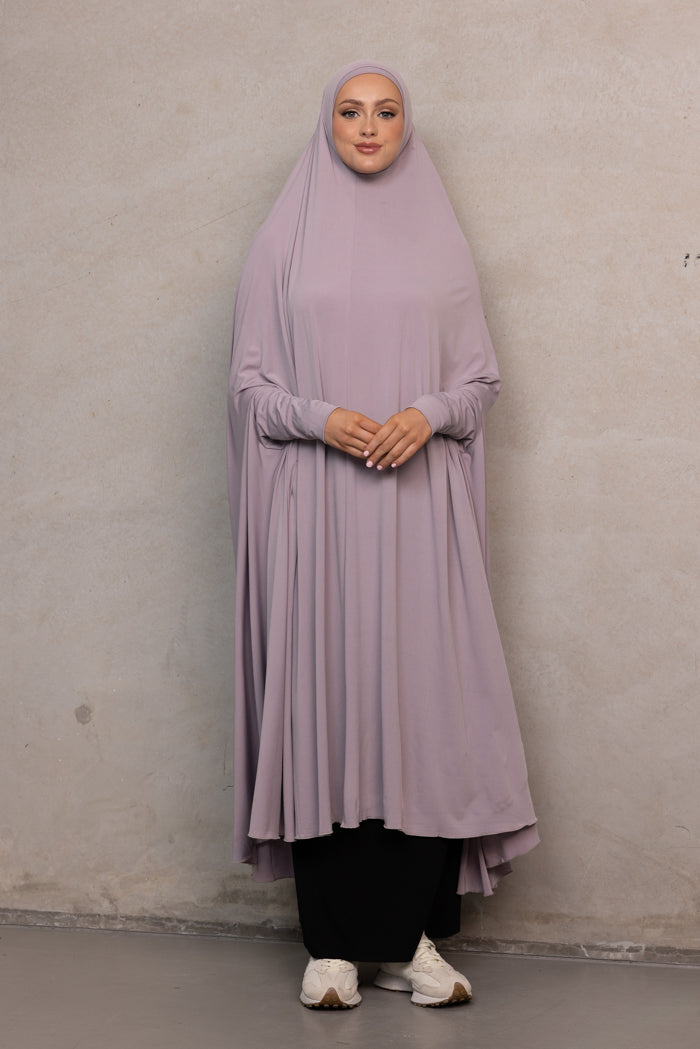 Women's XL Sleeved Jilbab - Mauve