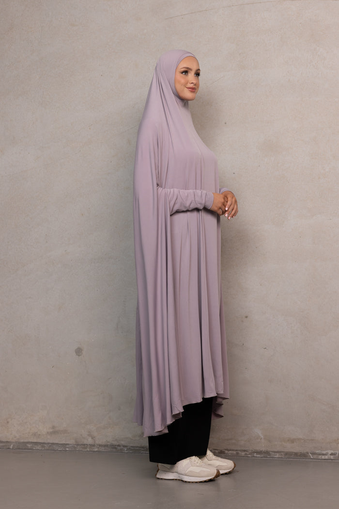 Women's XL Sleeved Jilbab - Mauve