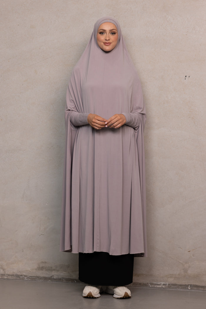 Women's XL Sleeved Jilbab - Purple Dove