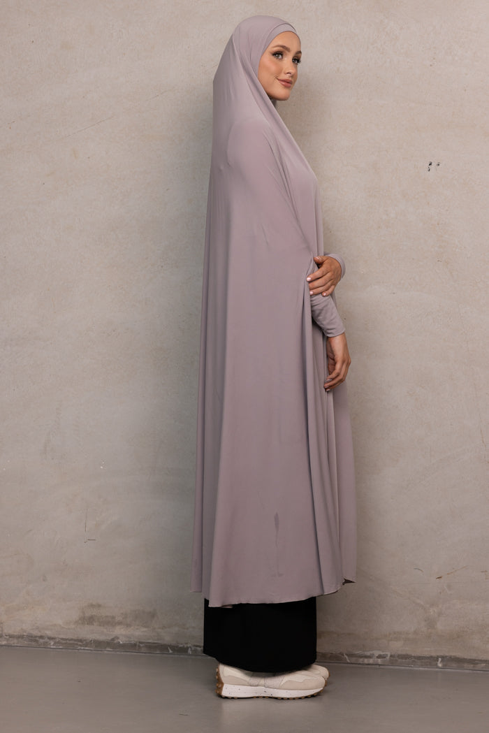 Women's XL Sleeved Jilbab - Purple Dove