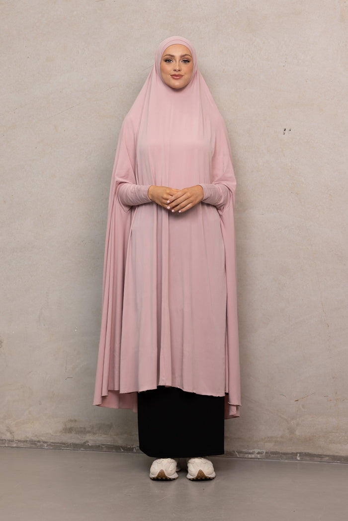 Women's XL Sleeved Jilbab - Rosewood