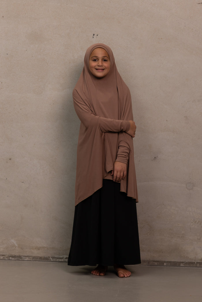 Girls Sleeved Jilbab - Clove