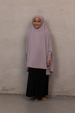 Girls Sleeved Jilbab - Mauve
