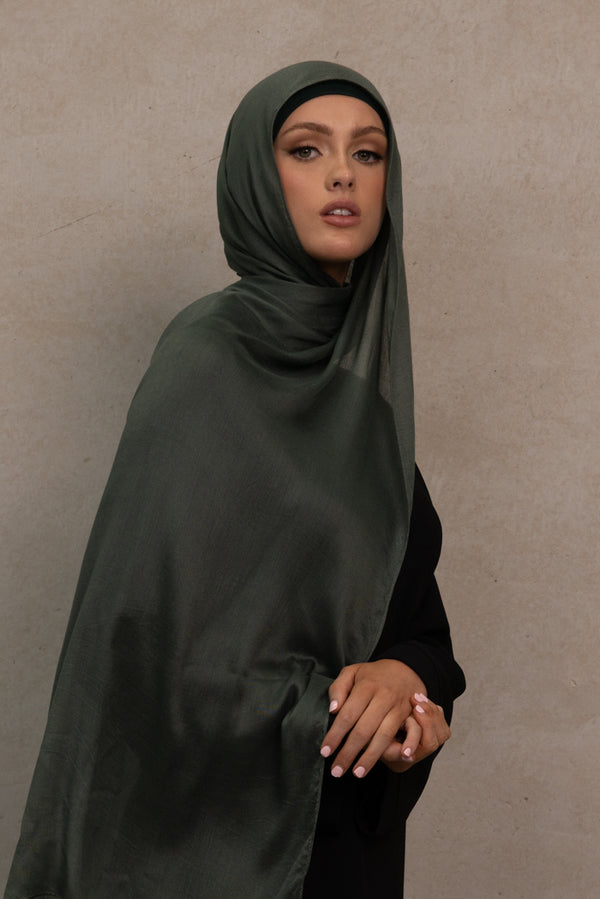 Modal Hijab - Misty green