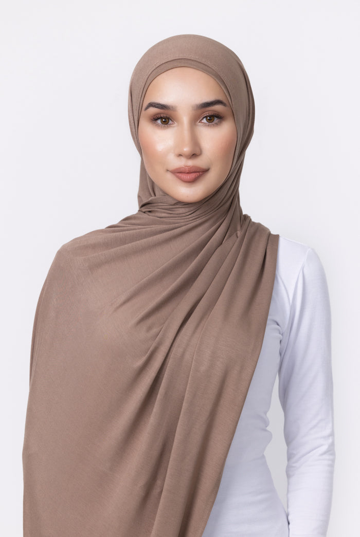 Jersey Hijab - 23 Mocha