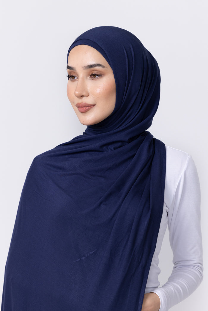 Jersey Hijab - 33 Navy