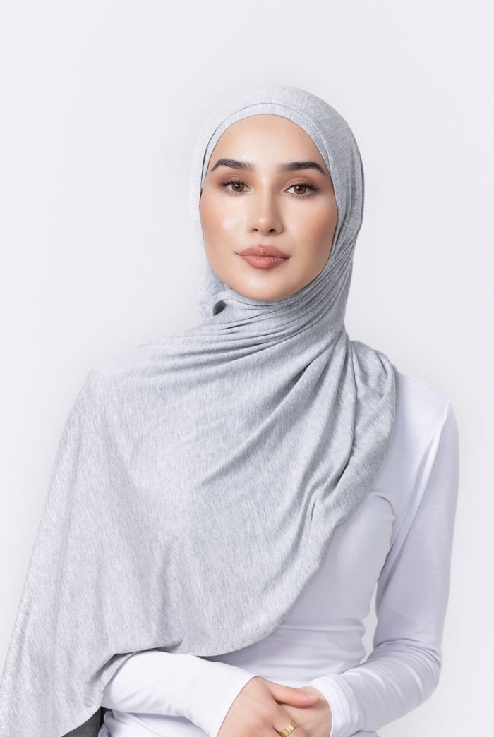 Jersey Hijab - 83 Sports Grey