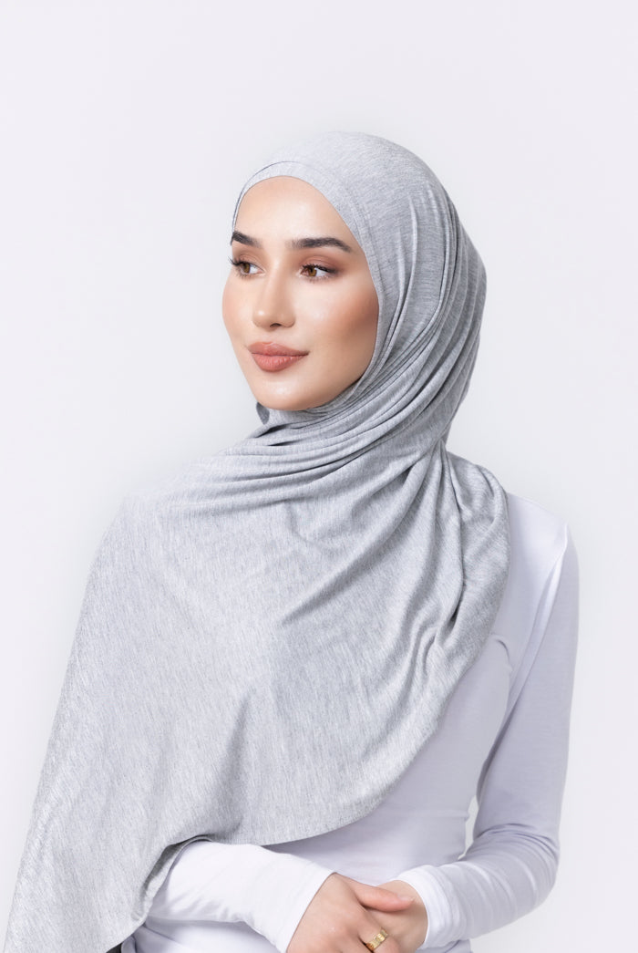 Jersey Hijab - 83 Sports Grey