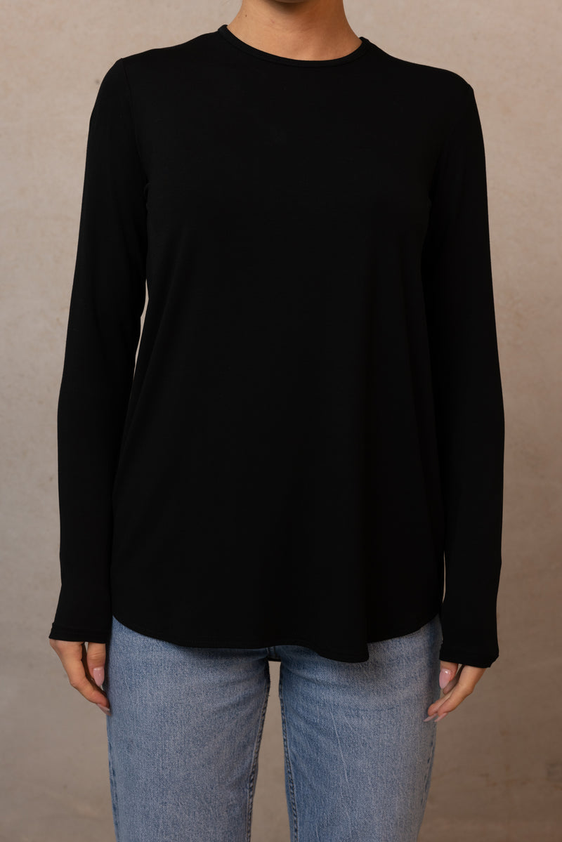 Jersey Essential Body Top - Black