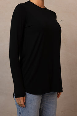 Jersey Essential Body Top - Black