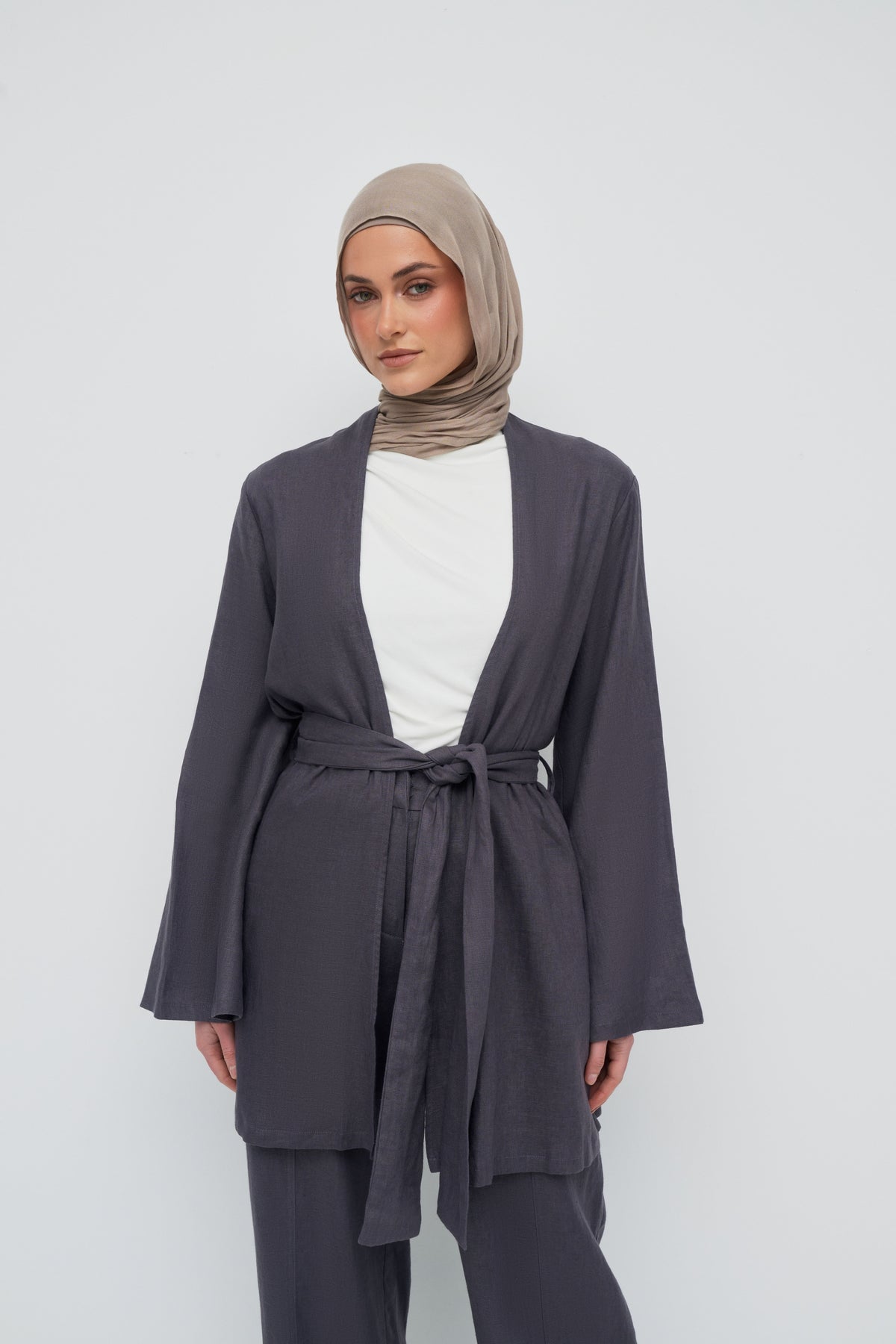 Anaya Open Blouse - Vintage Indigo
