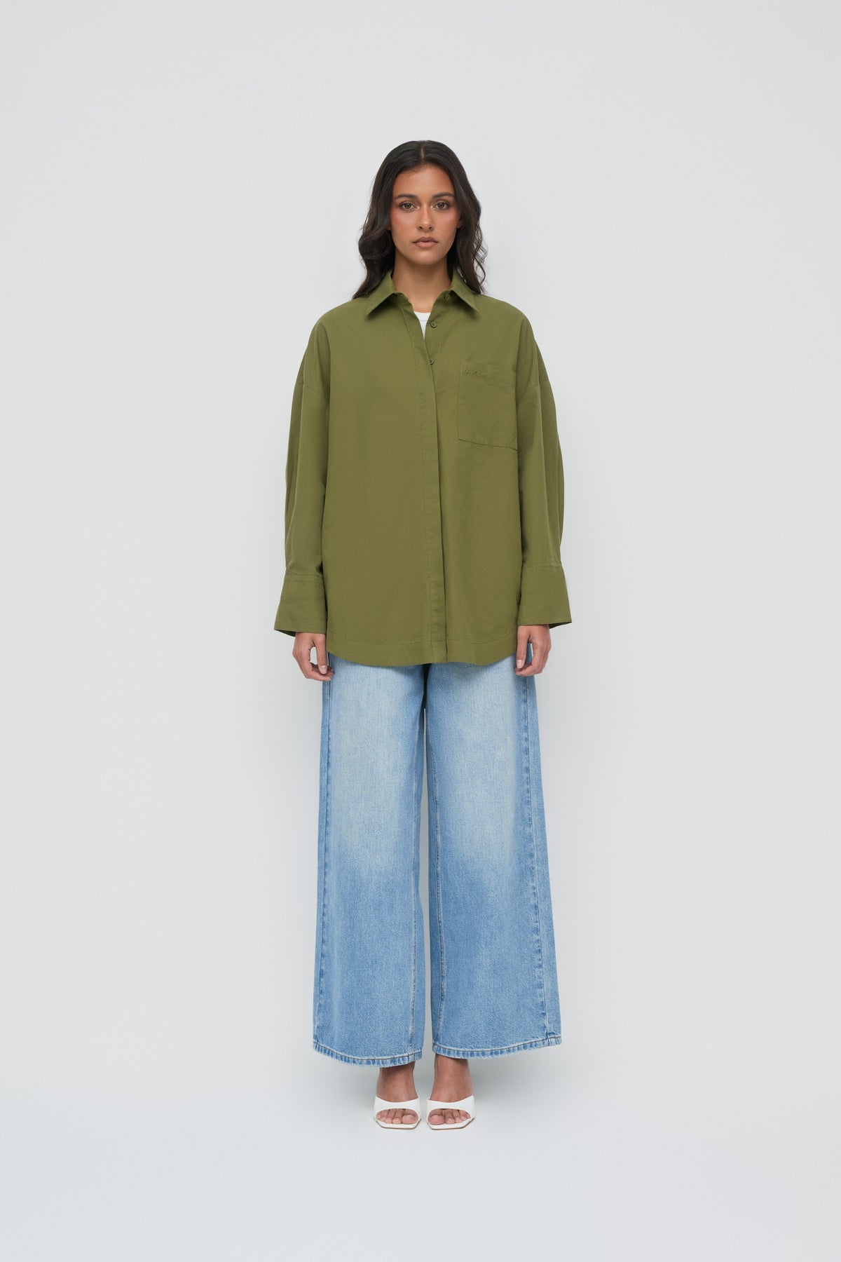 The Ayah Shirt - Olive Green