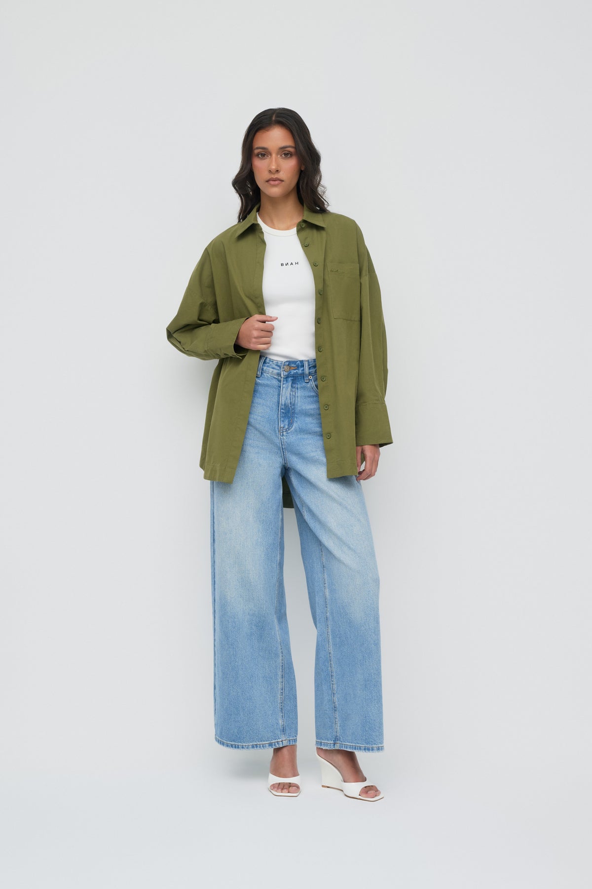 The Ayah Shirt - Olive Green
