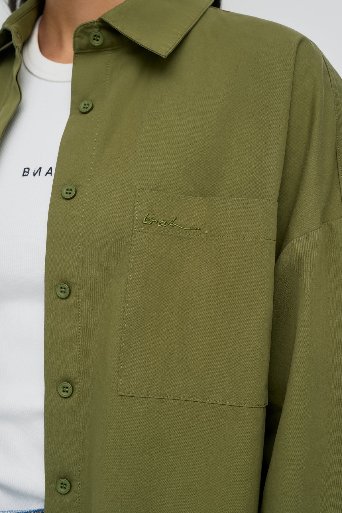 The Ayah Shirt - Olive Green