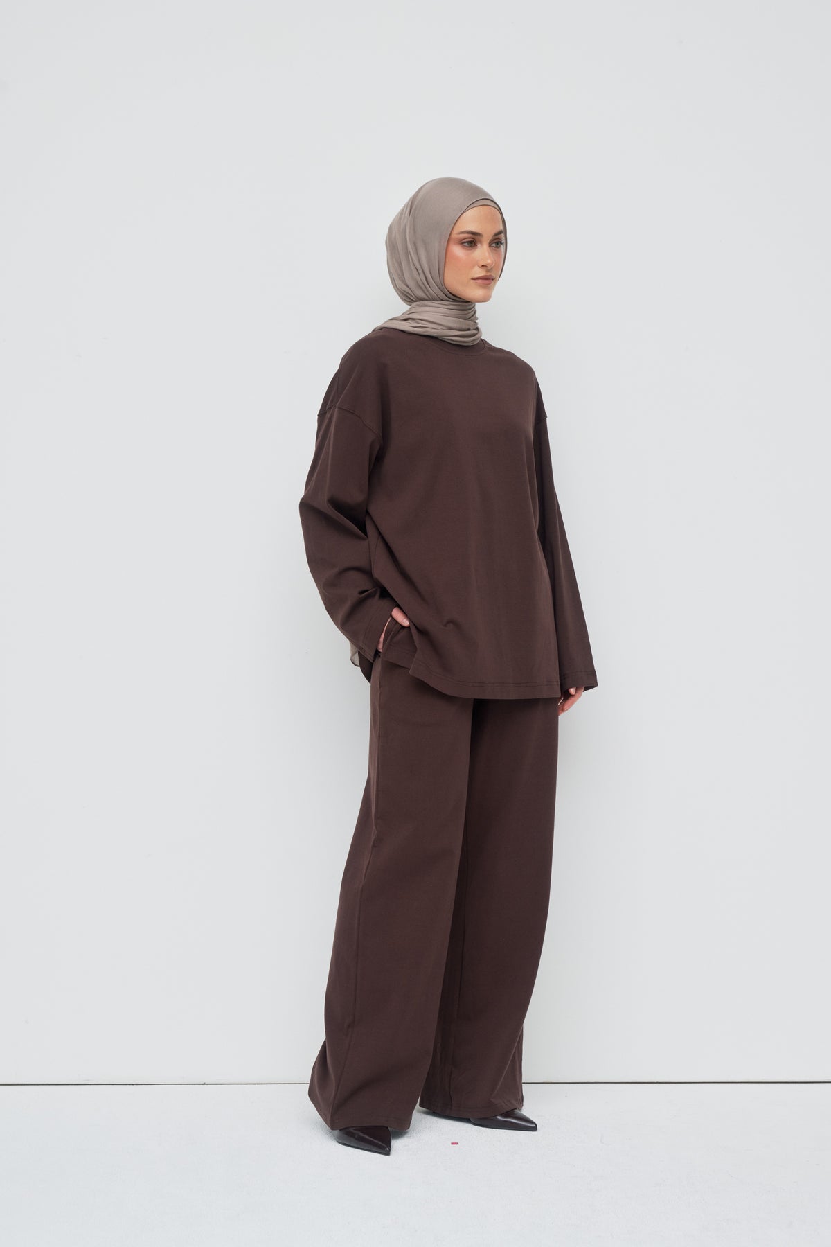 Everyday Relaxed Top - Espresso