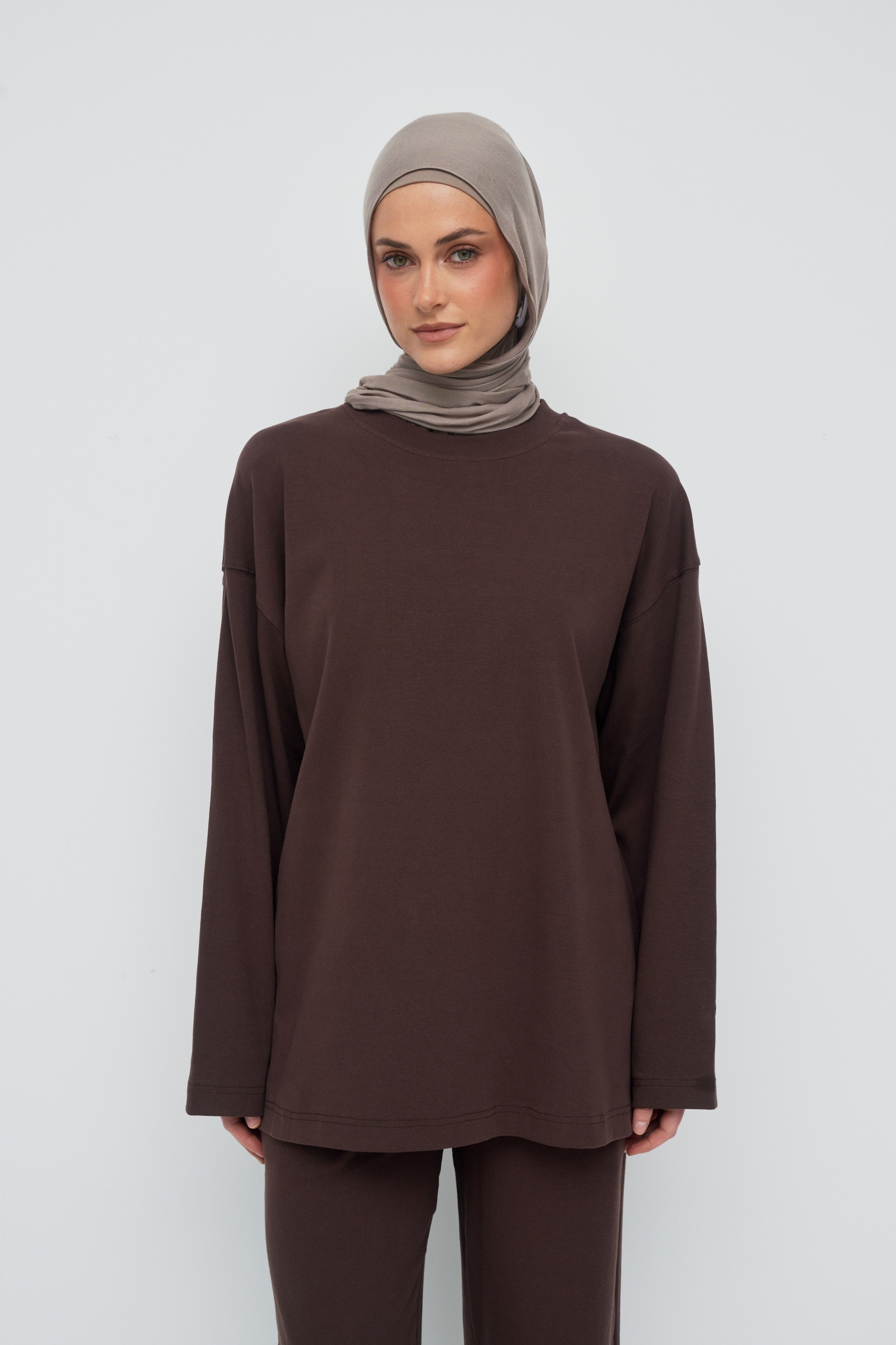 Everyday Relaxed Top - Espresso