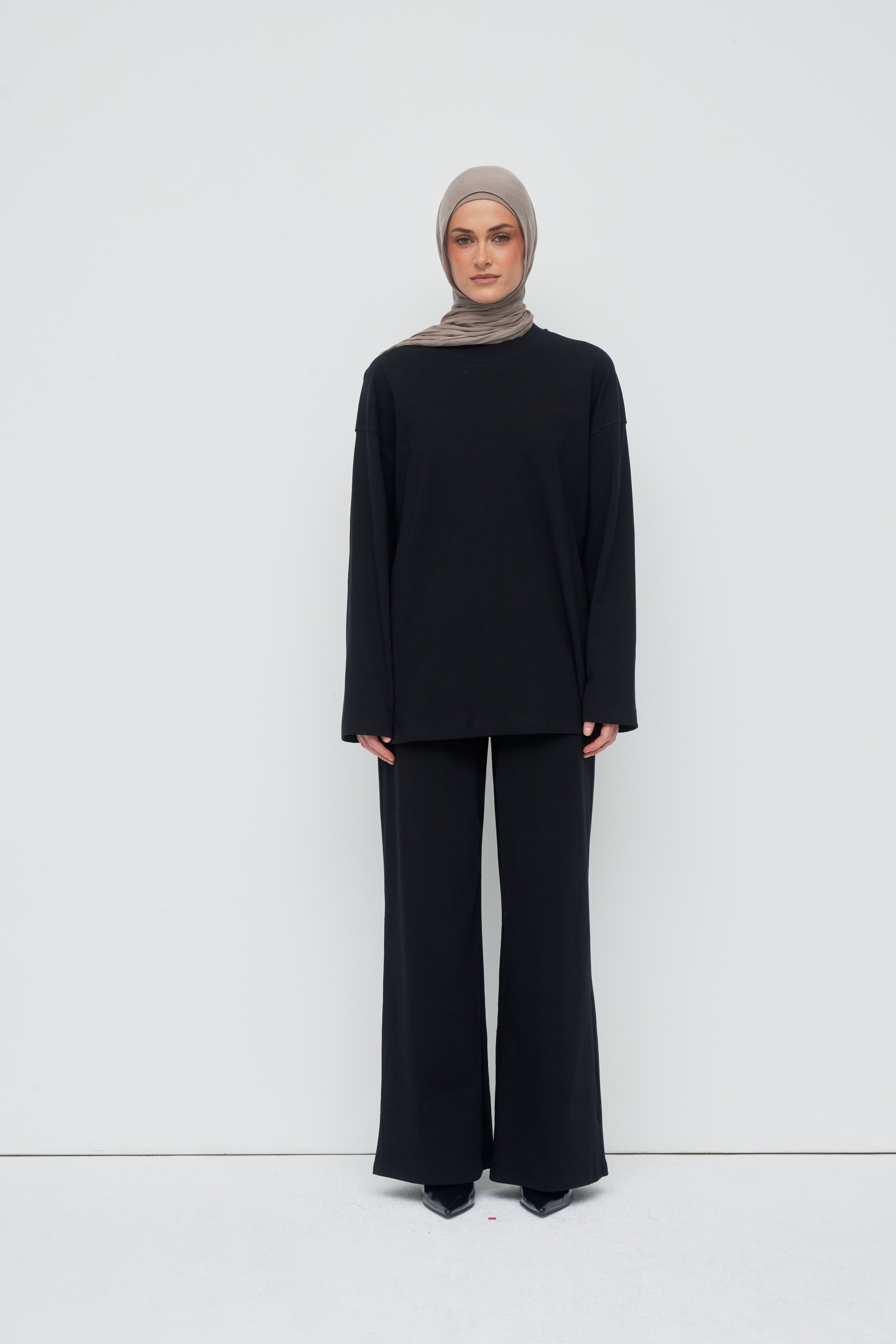 Everyday Relaxed Top - Black