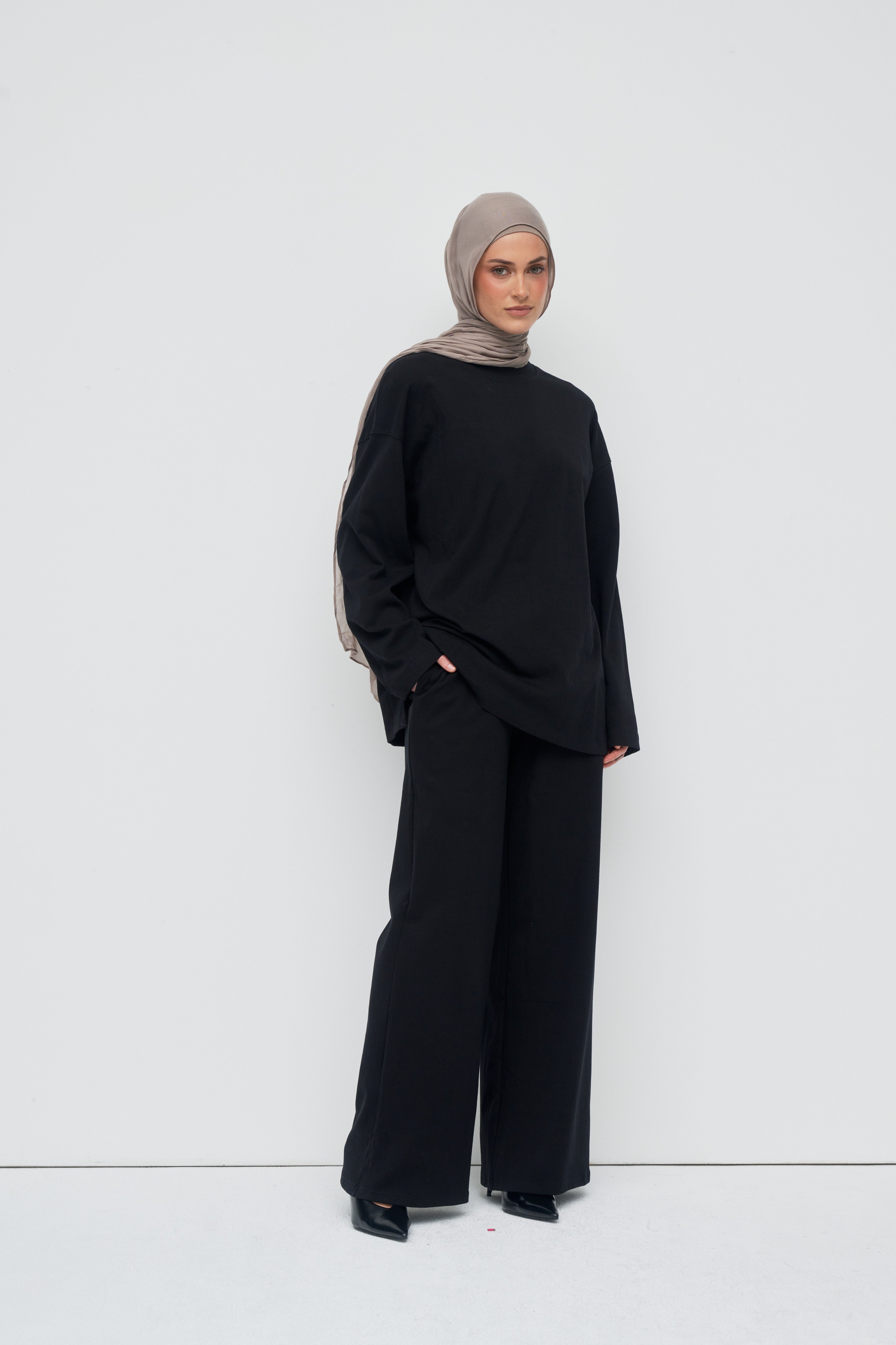 Everyday Relaxed Top - Black