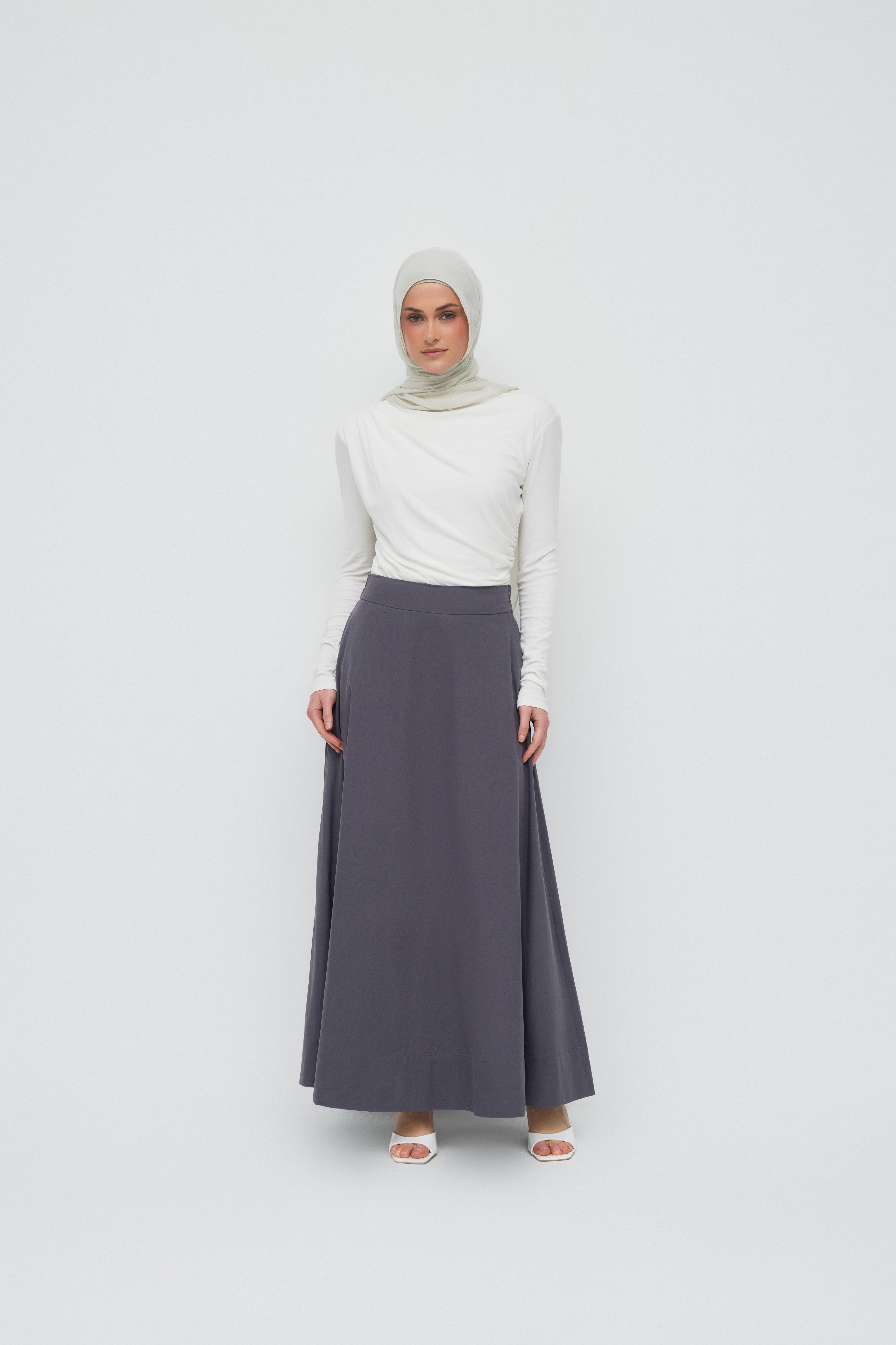 Sydney A Line Skirt - Vintage Indigo