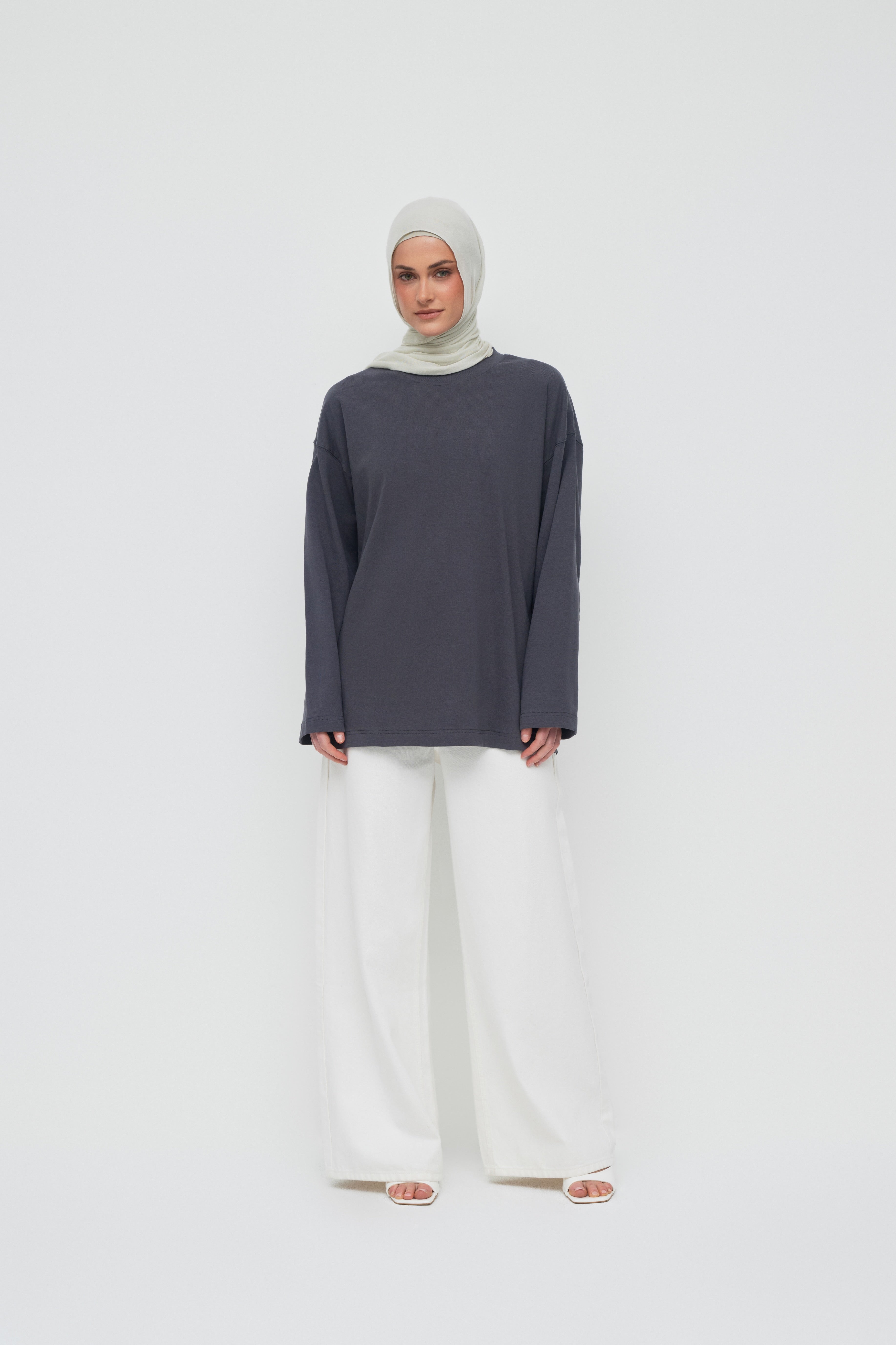 Everyday Relaxed Top - Indigo Ink