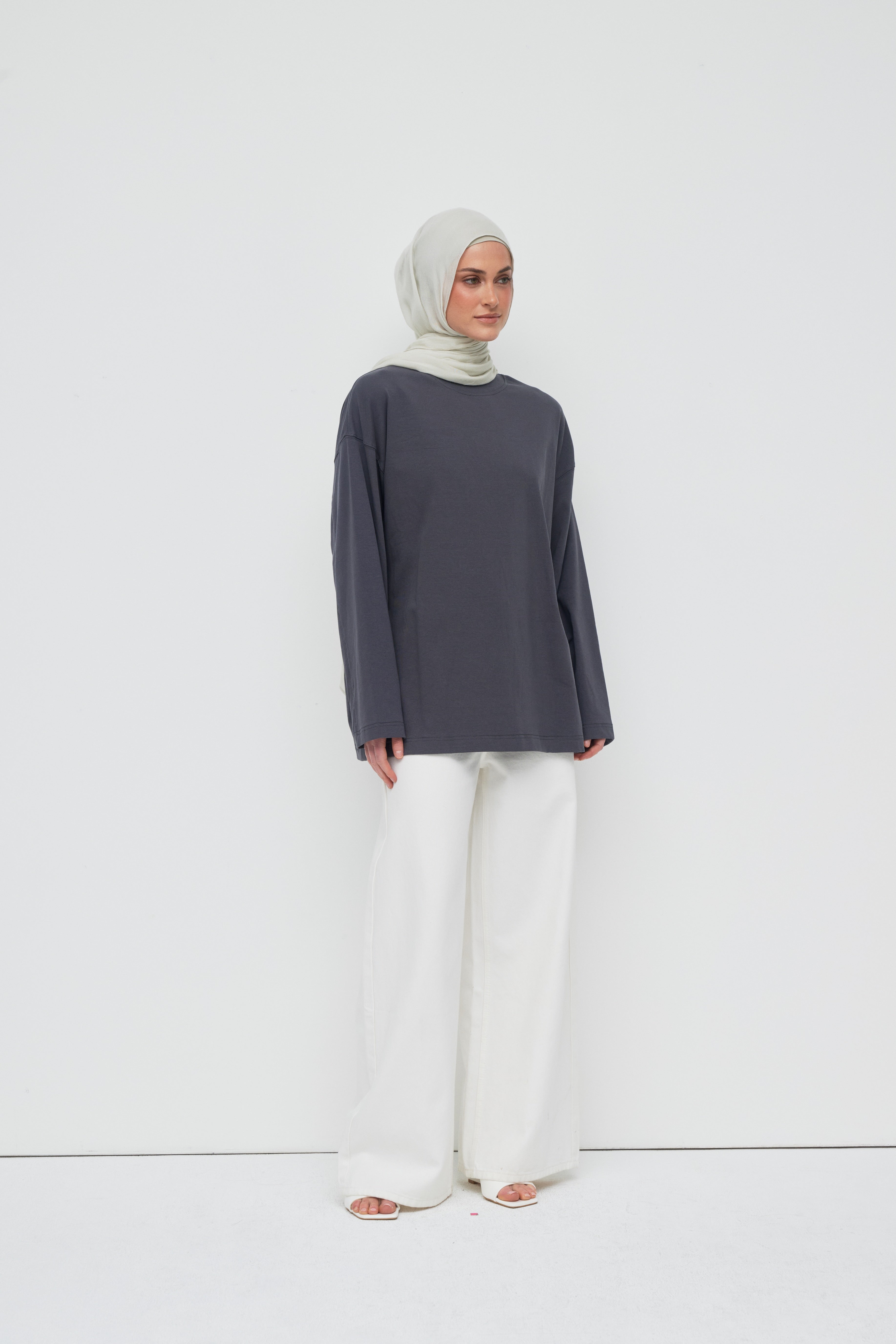 Everyday Relaxed Top - Indigo Ink