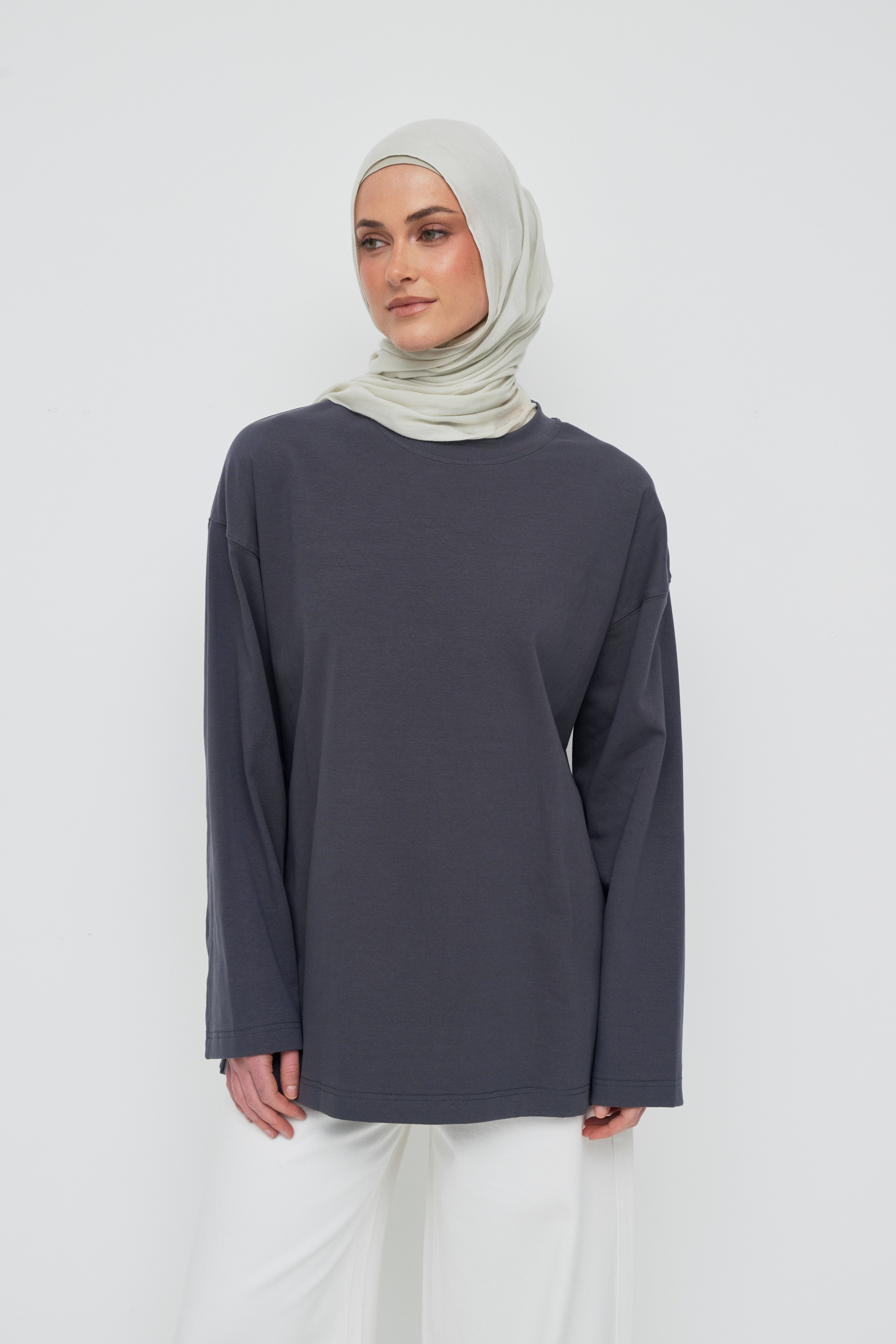 Everyday Relaxed Top - Indigo Ink