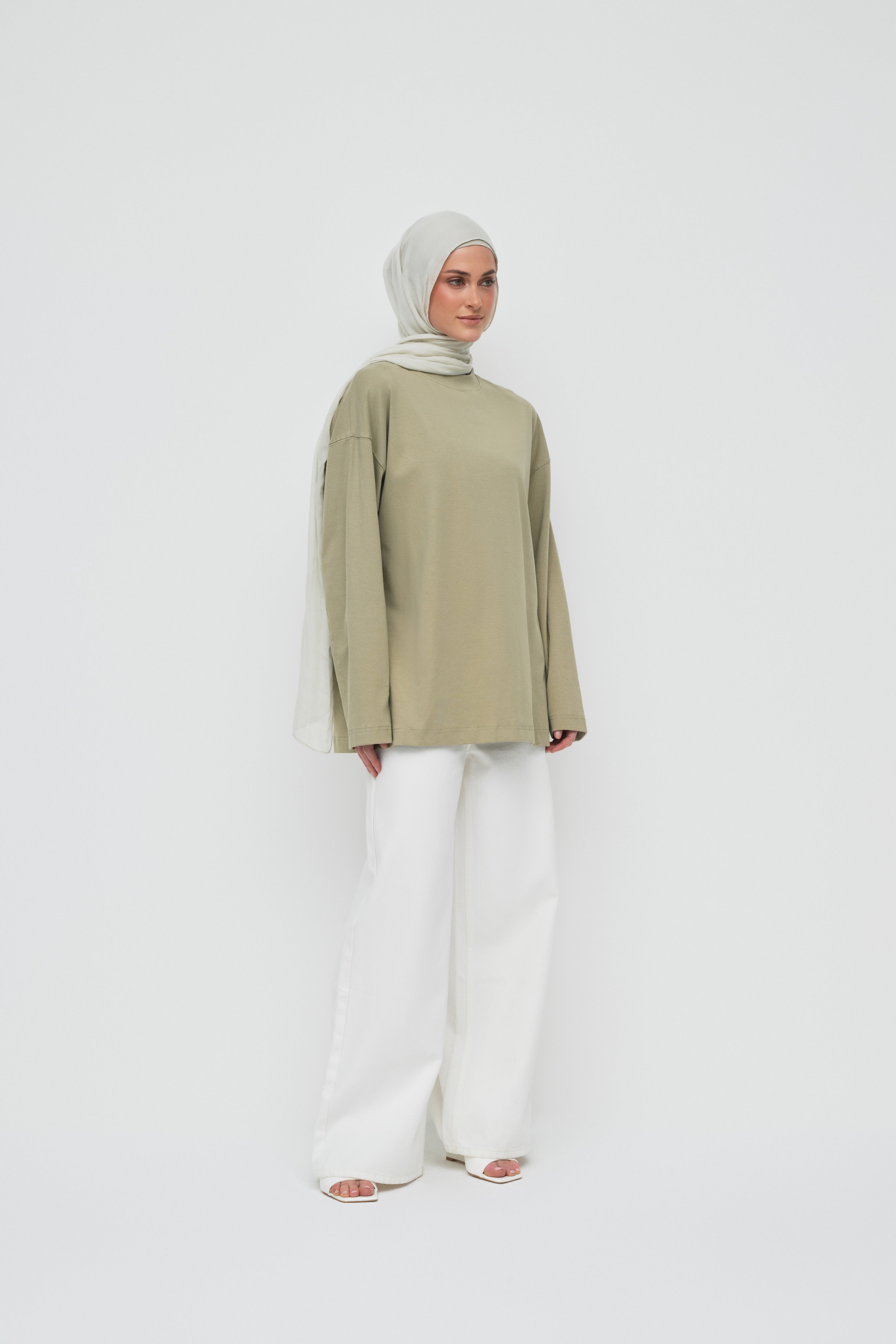 Everyday Relaxed Top - Coastal Fog