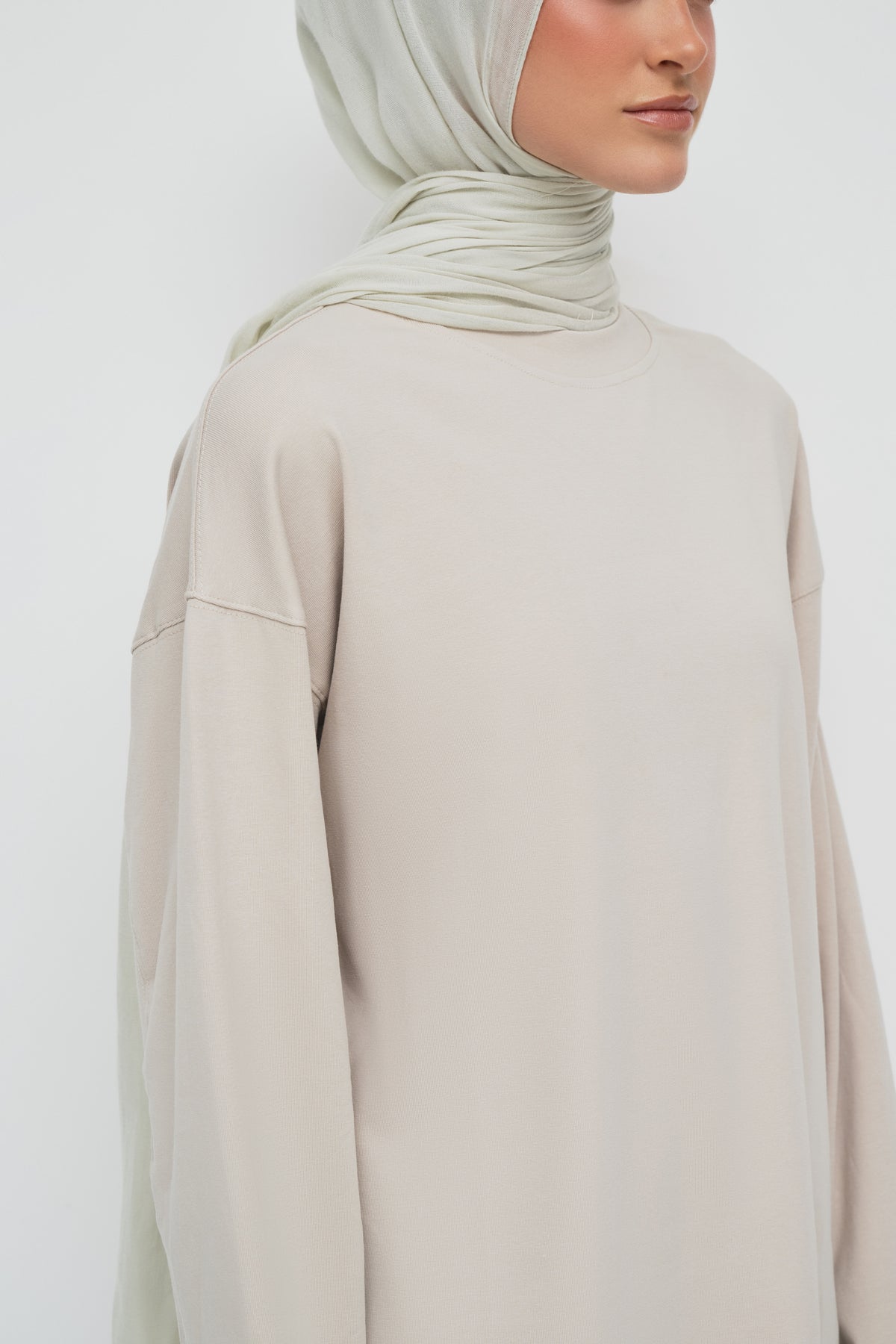 Everyday Relaxed Top - Taupe