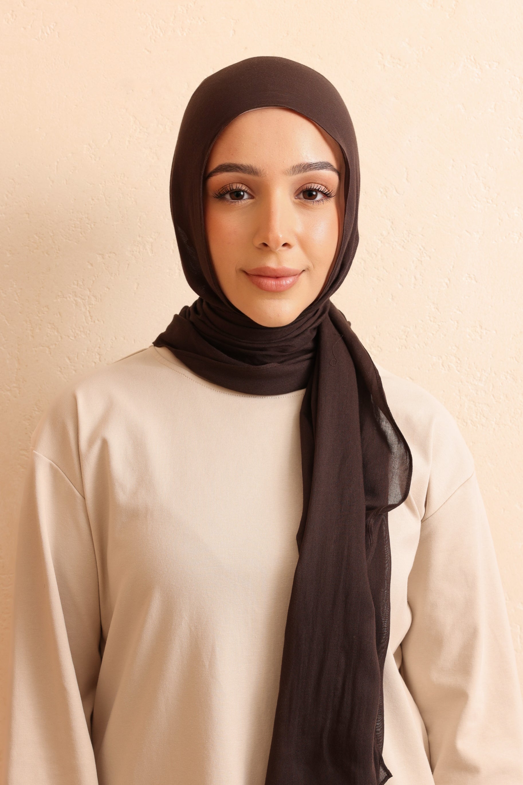 Single Stitched Modal Hijab - Cedar