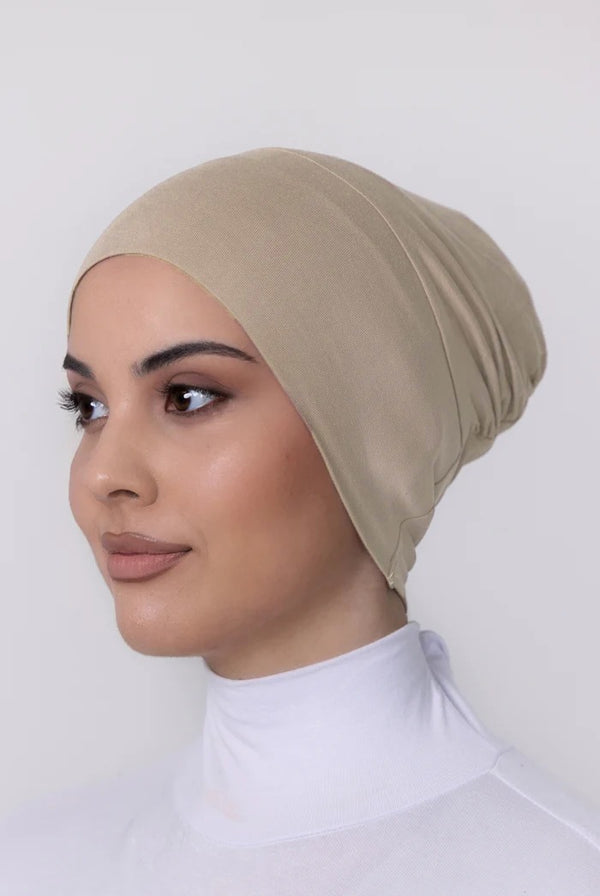 Cotton Closed Cap - 4 Oatmeal