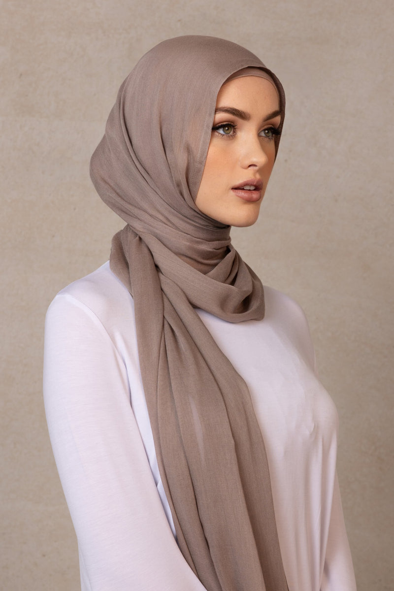 Double Stitched Modal Hijab - 17 Stone