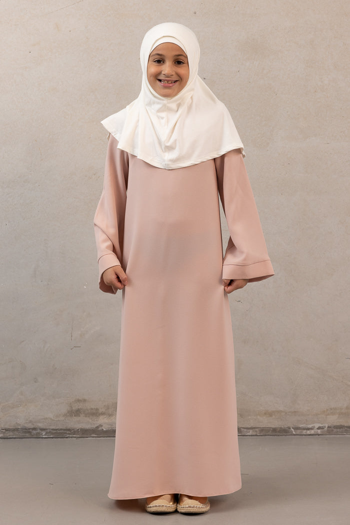 Girl's Signature Dusk Abaya - Pink