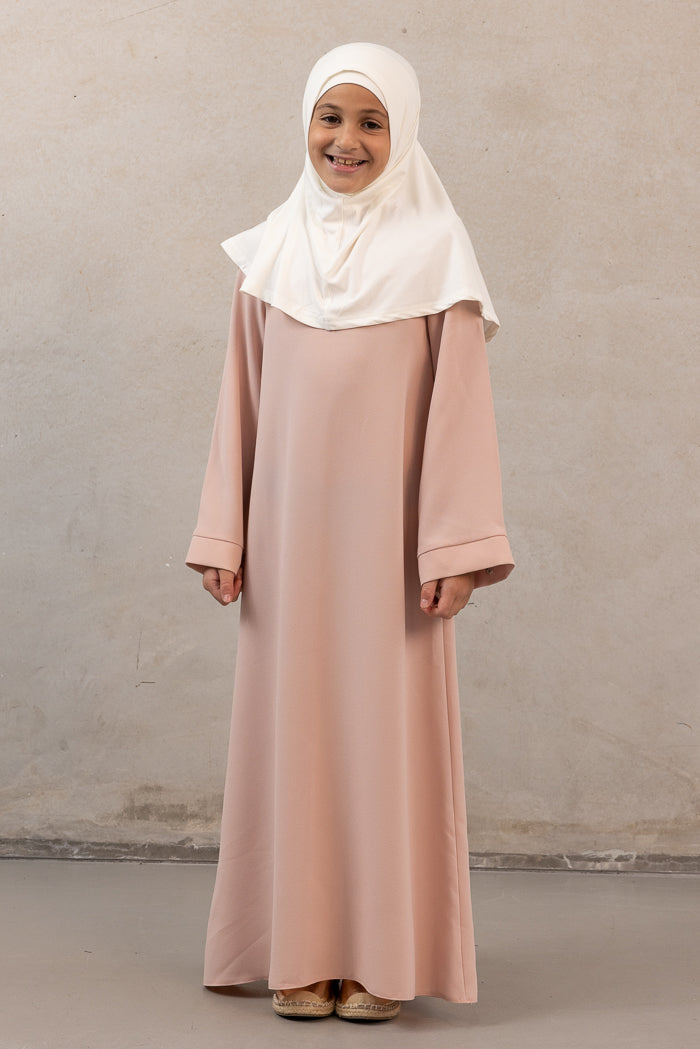 Girl's Signature Dusk Abaya - Pink