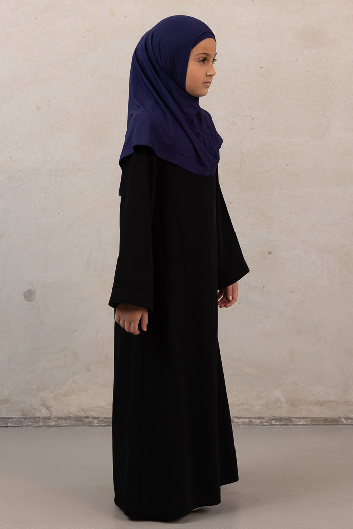 Girl's Signature Dusk Abaya - Black