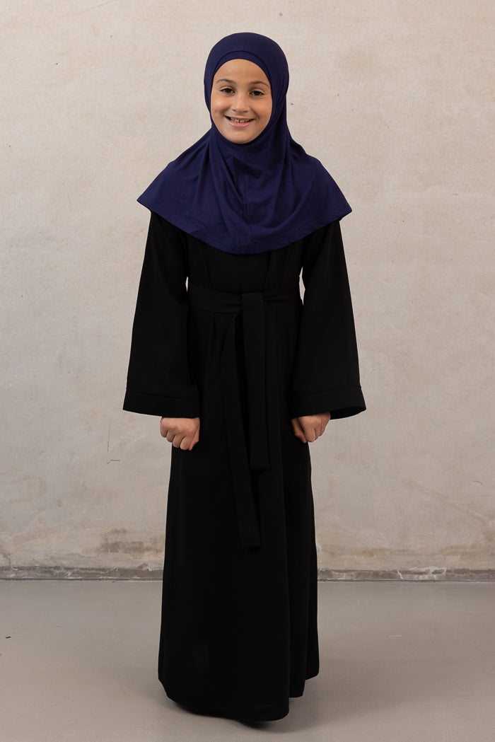 Girl's Signature Dusk Abaya - Black