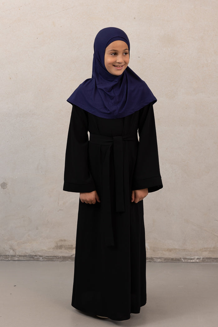 Girl's Signature Dusk Abaya - Black