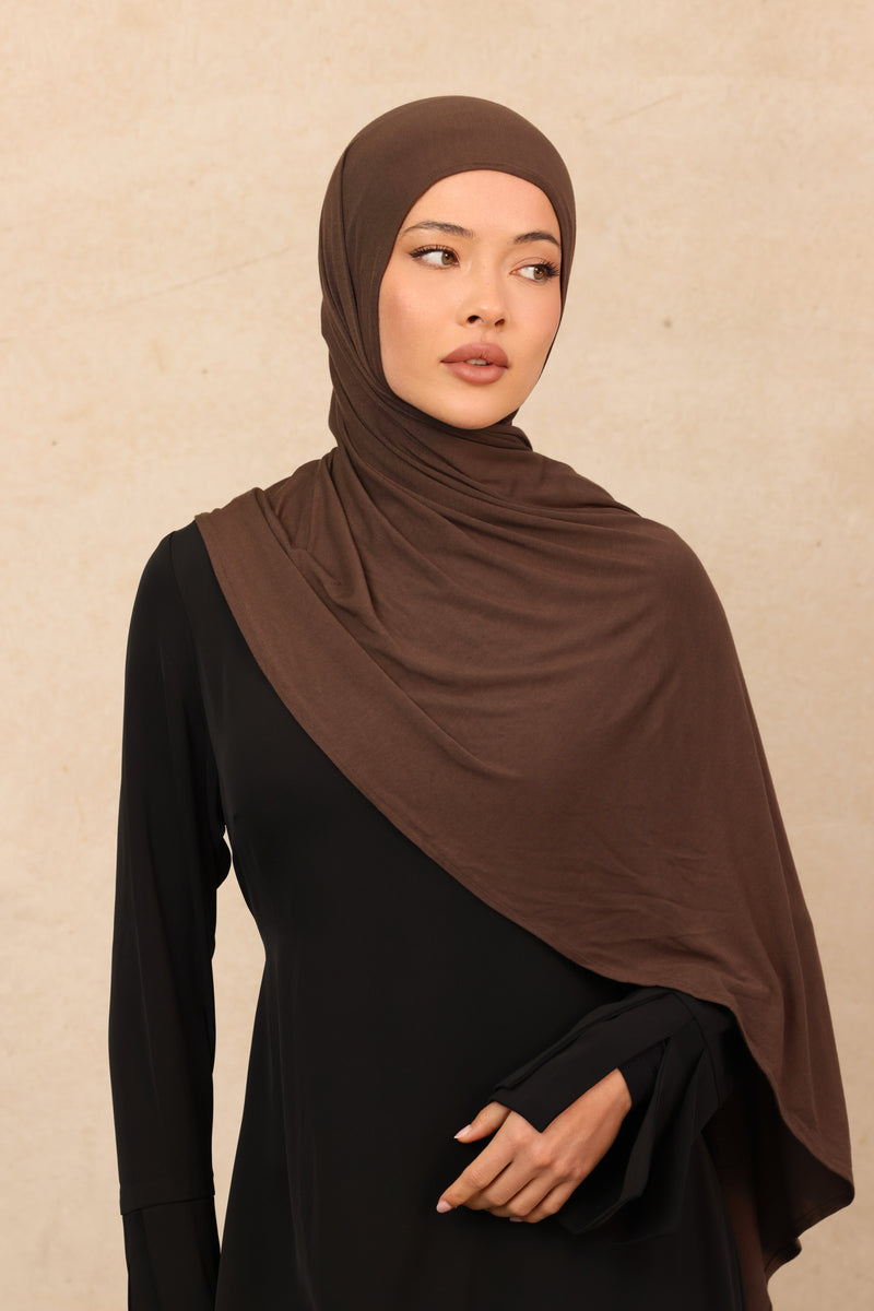 Instant Jersey Wrap - 47 Dark Taupe