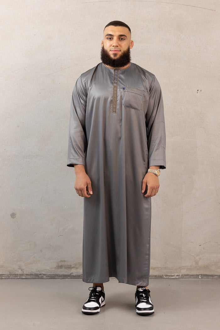 Men's Ikaf Polyester Long Sleeve Abaya - Forest