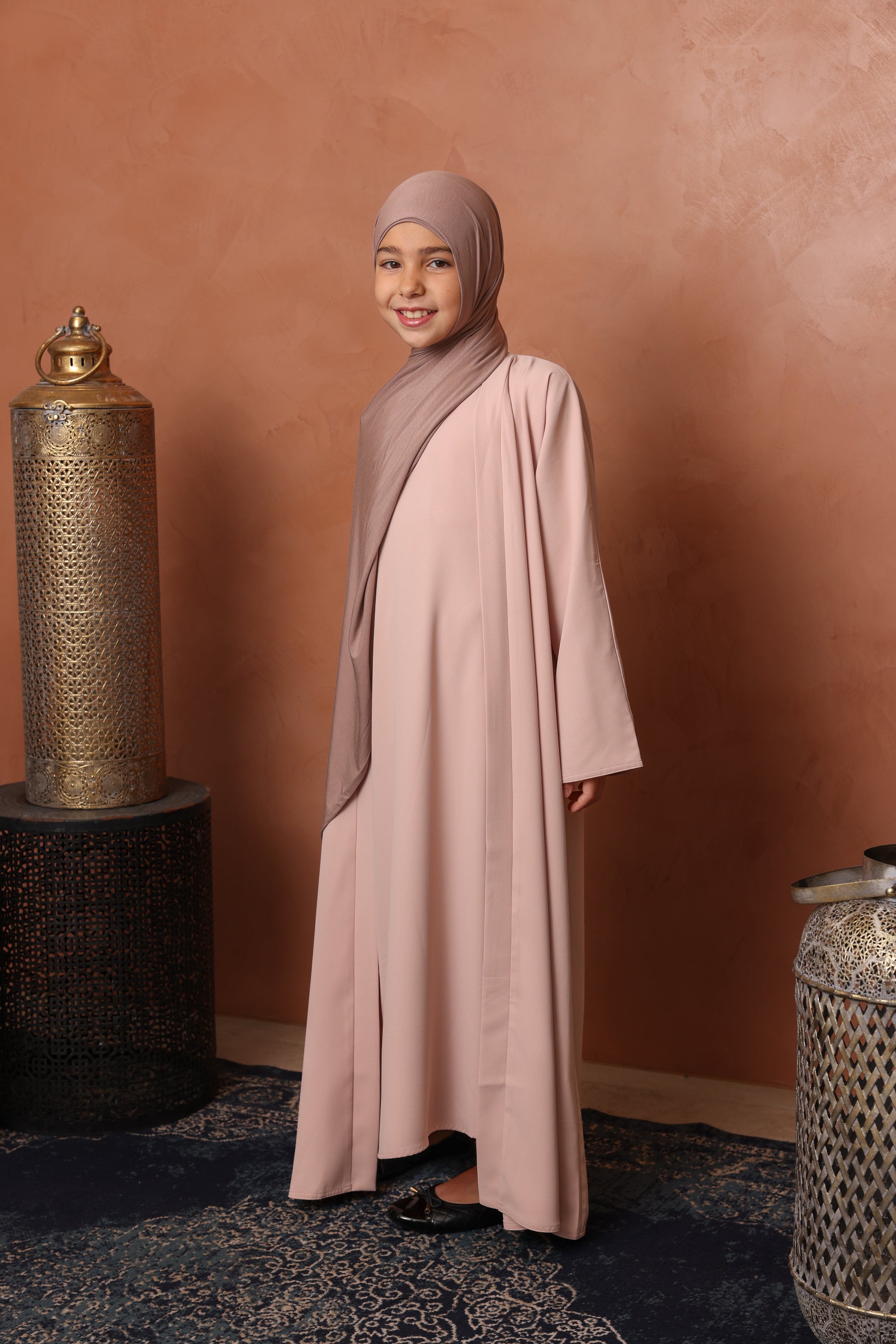 Girls Abaya - Pink