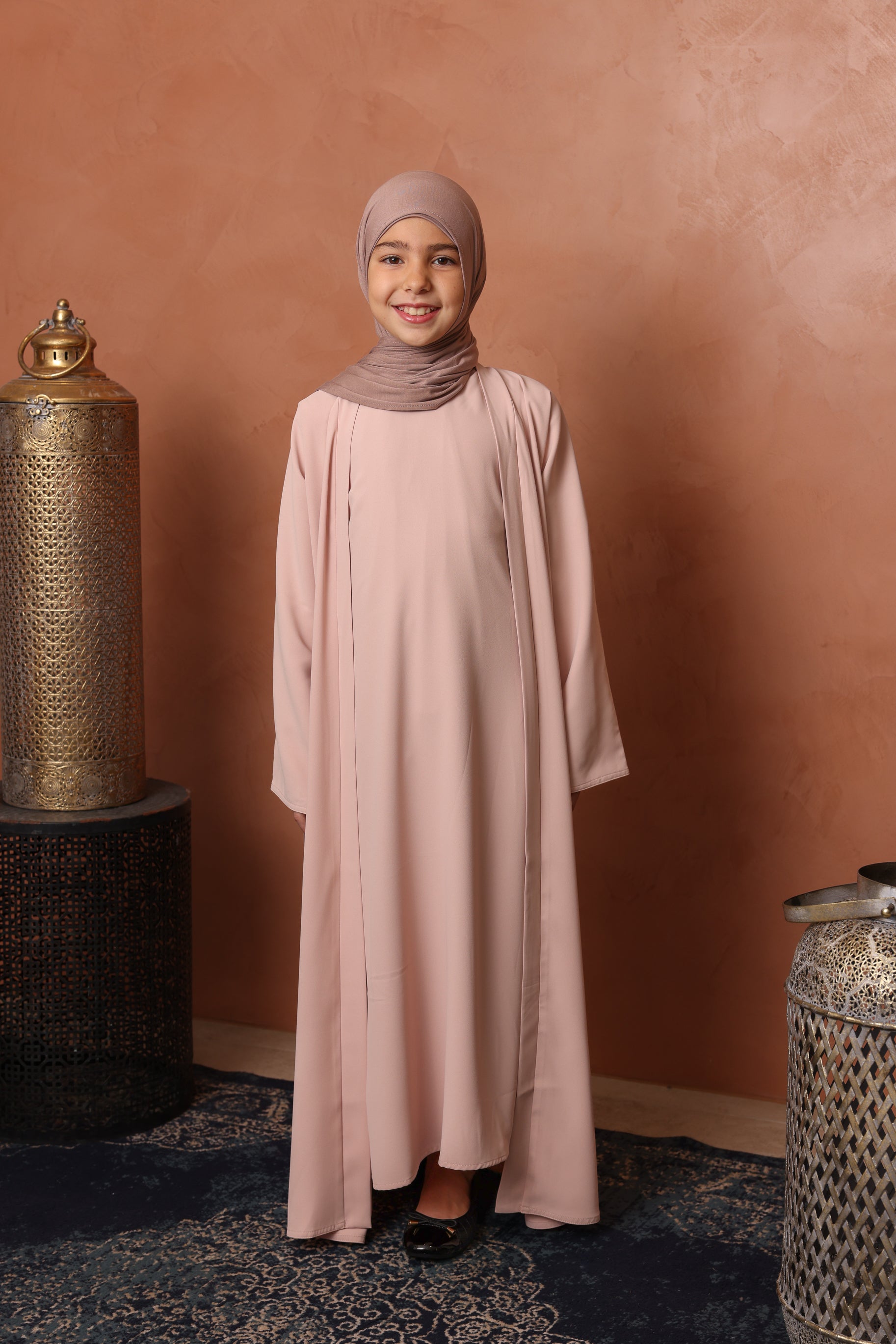 Girls Abaya - Pink