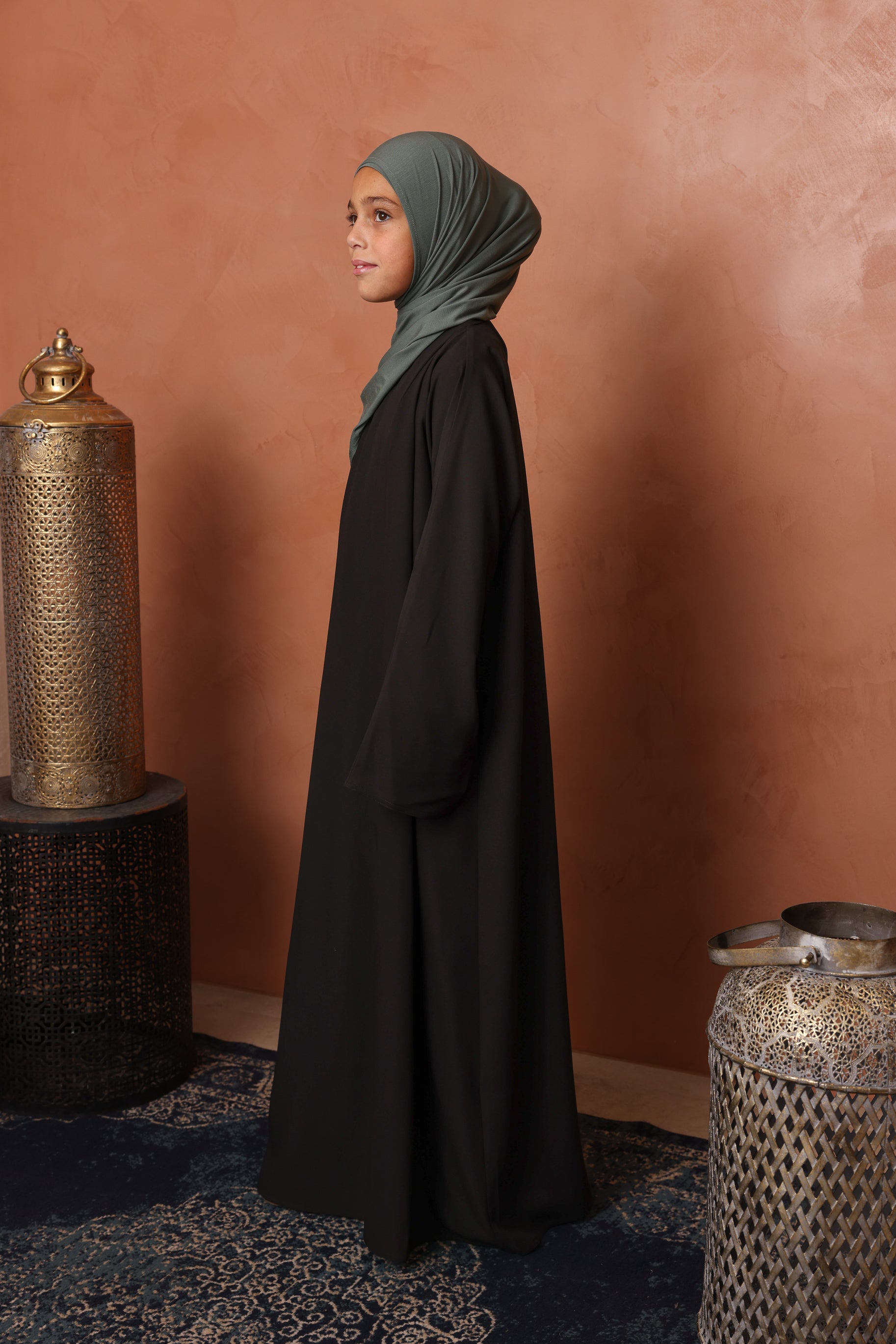 Girls Abaya - Black